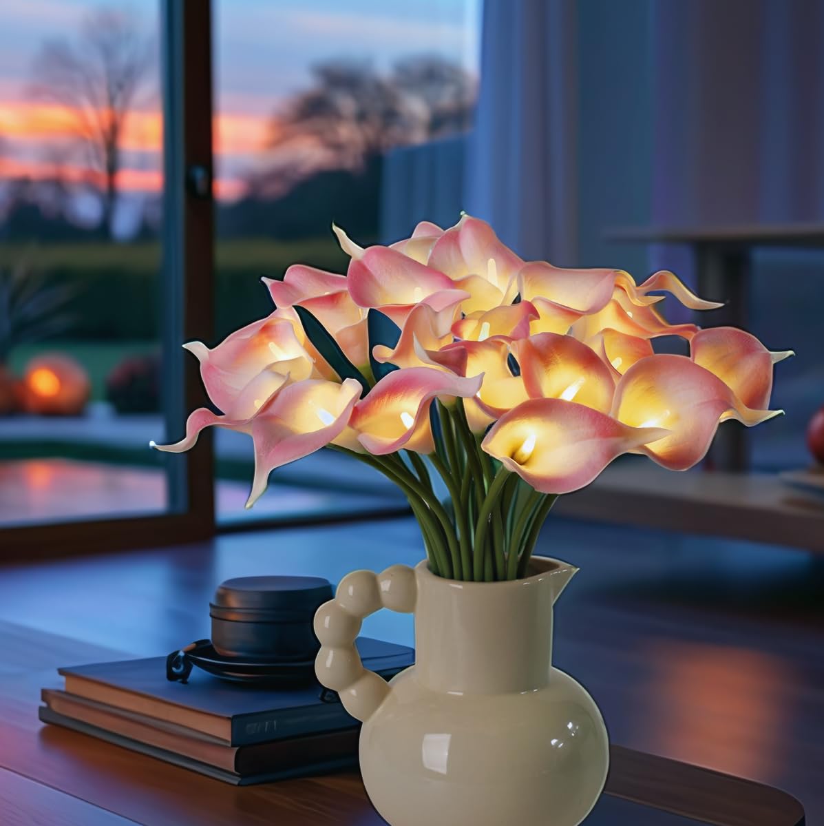 LED Calla Lily Lamp (Light Pink)