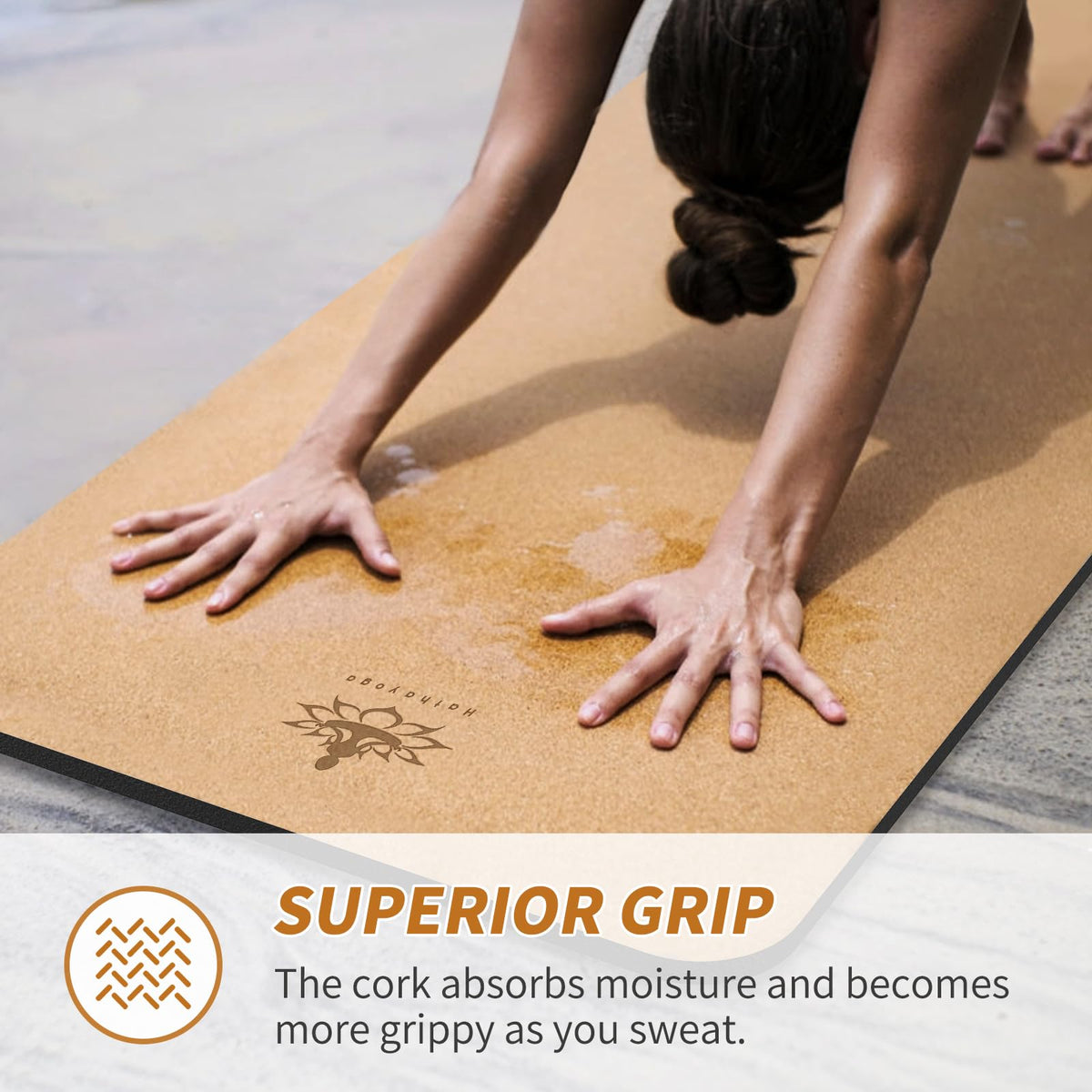 Extra Large Natural Cork Yoga Mat Non (Extra Long (78"x32"x1/2"))
