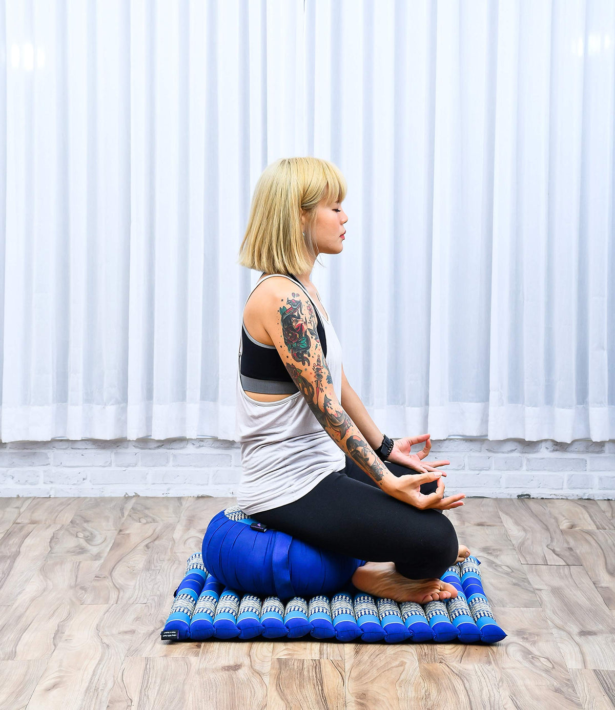Meditation Cushion Set (Sf28 - Blue)