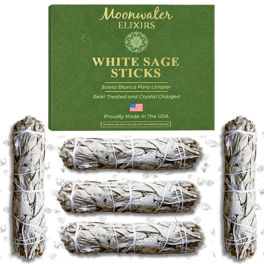 California White Sage Smudge Sticks (5 Pieces)