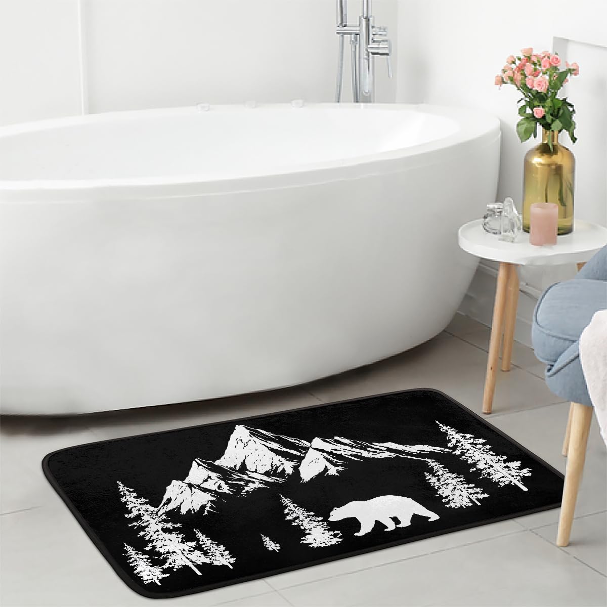 Black Mountain Kitchen Rug Non (Color46)