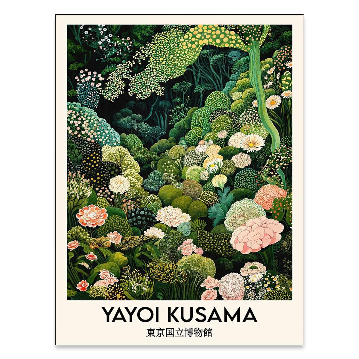 Yayoi. Kusama Wall Art (Unframed / Japanese Art 006 / 14"L x 11"W)