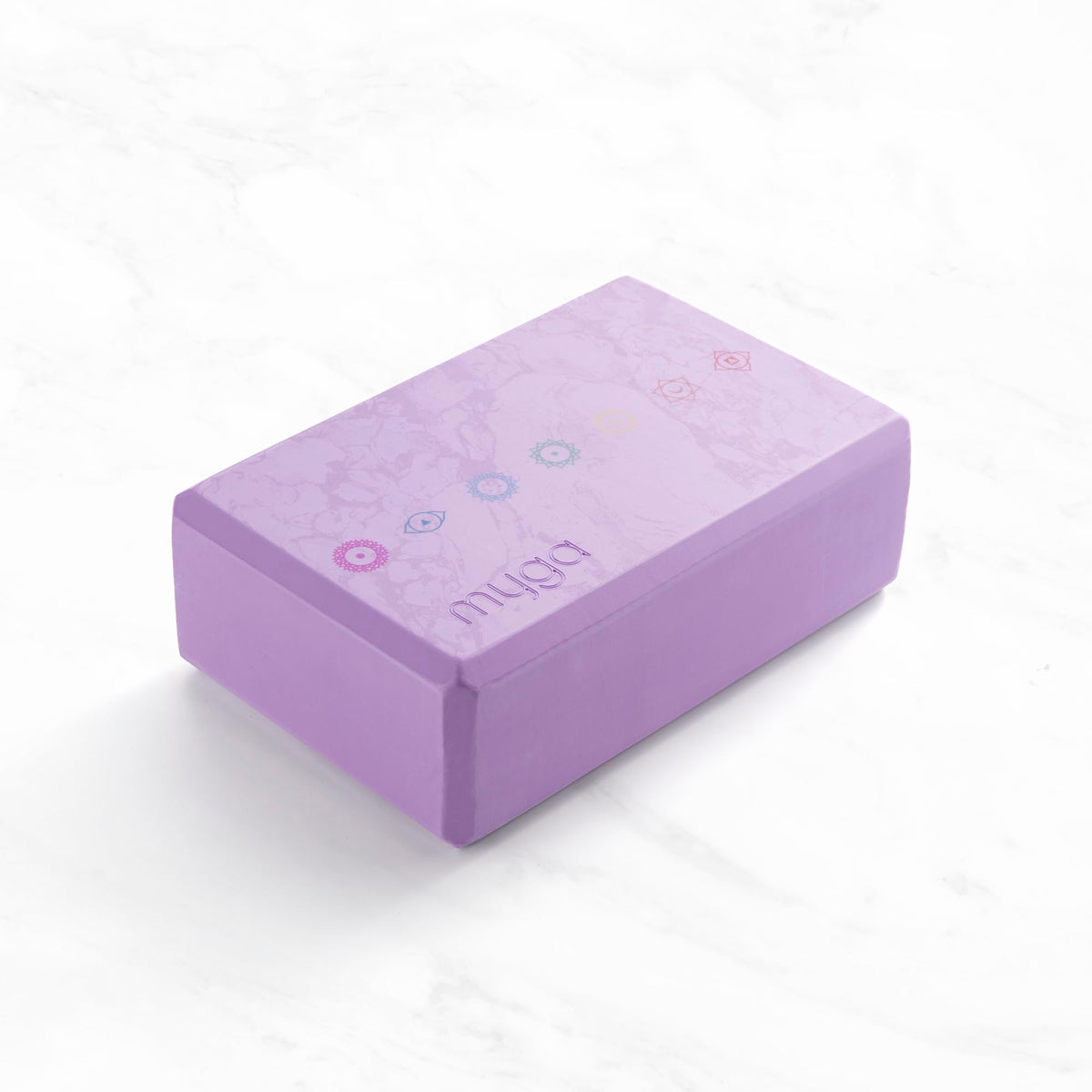 Yoga Block Lightweight EVA Foam Yoga Brick (Chakra / One Size)