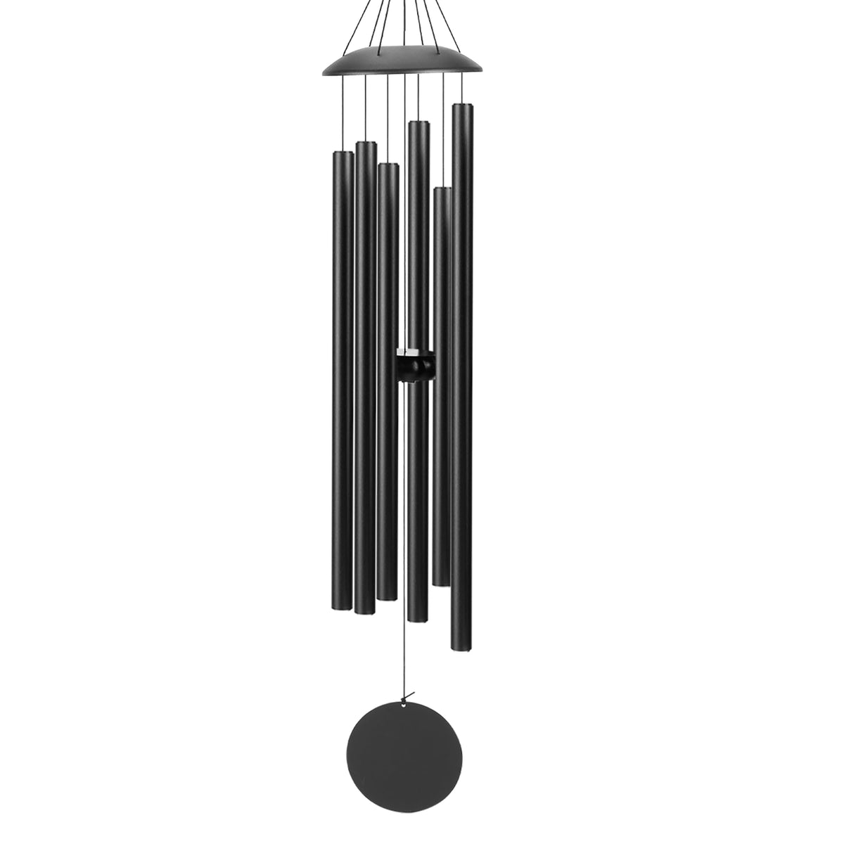 38" Wind Chimes for Outside (Delicate Black / 38")