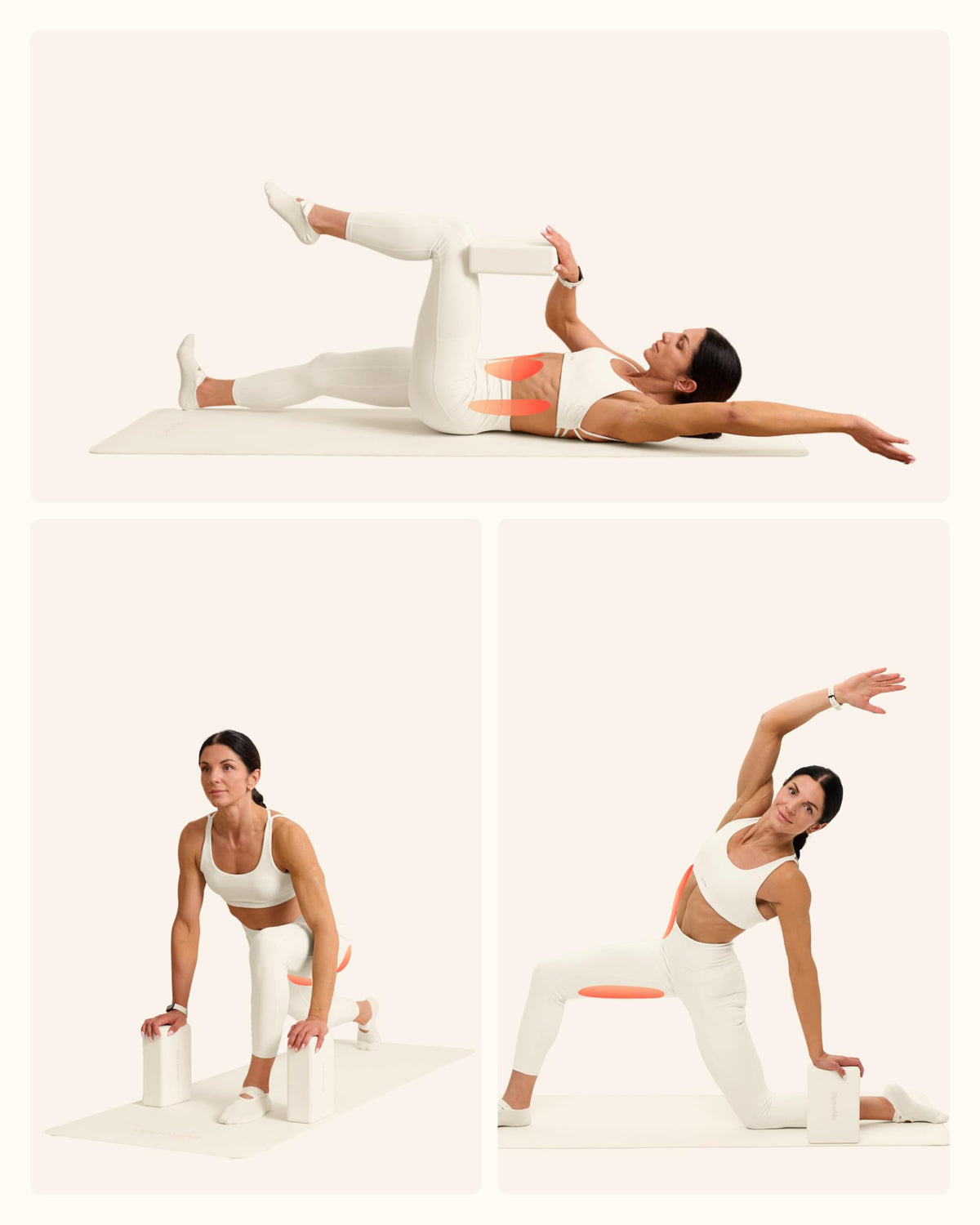 BetterMe Yoga Blocks Set of 2 (Subtle Mint)
