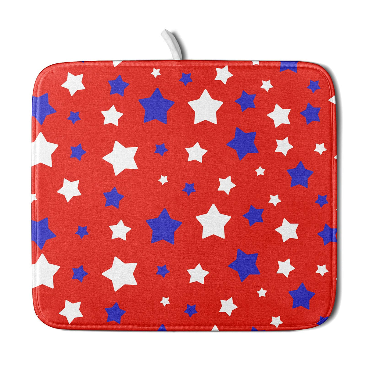 Fourth of July Independence Memorial Dish Drying Mat for Kitchen Counter (Fourth of July / 16" x 18")