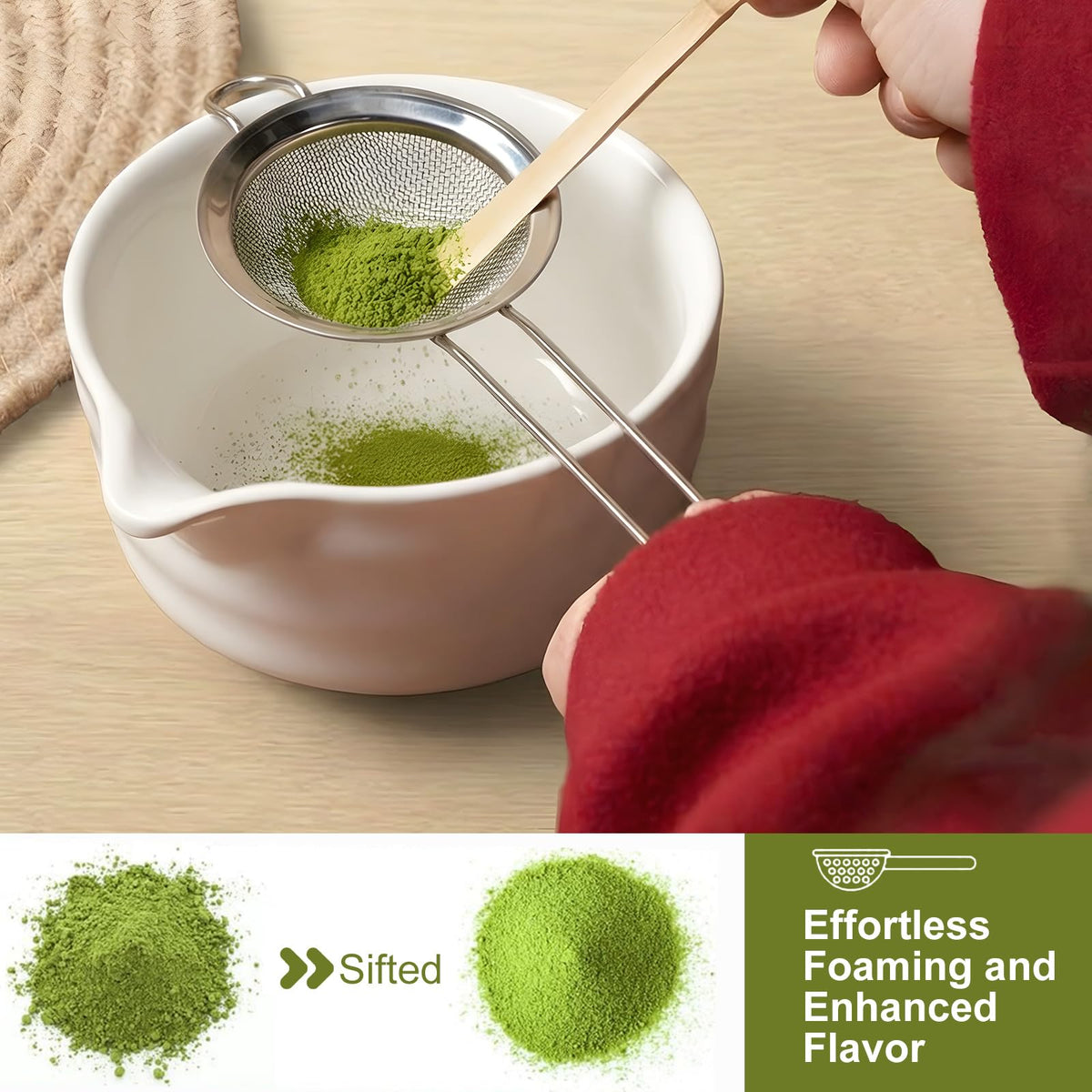Matcha Whisk Set (White)