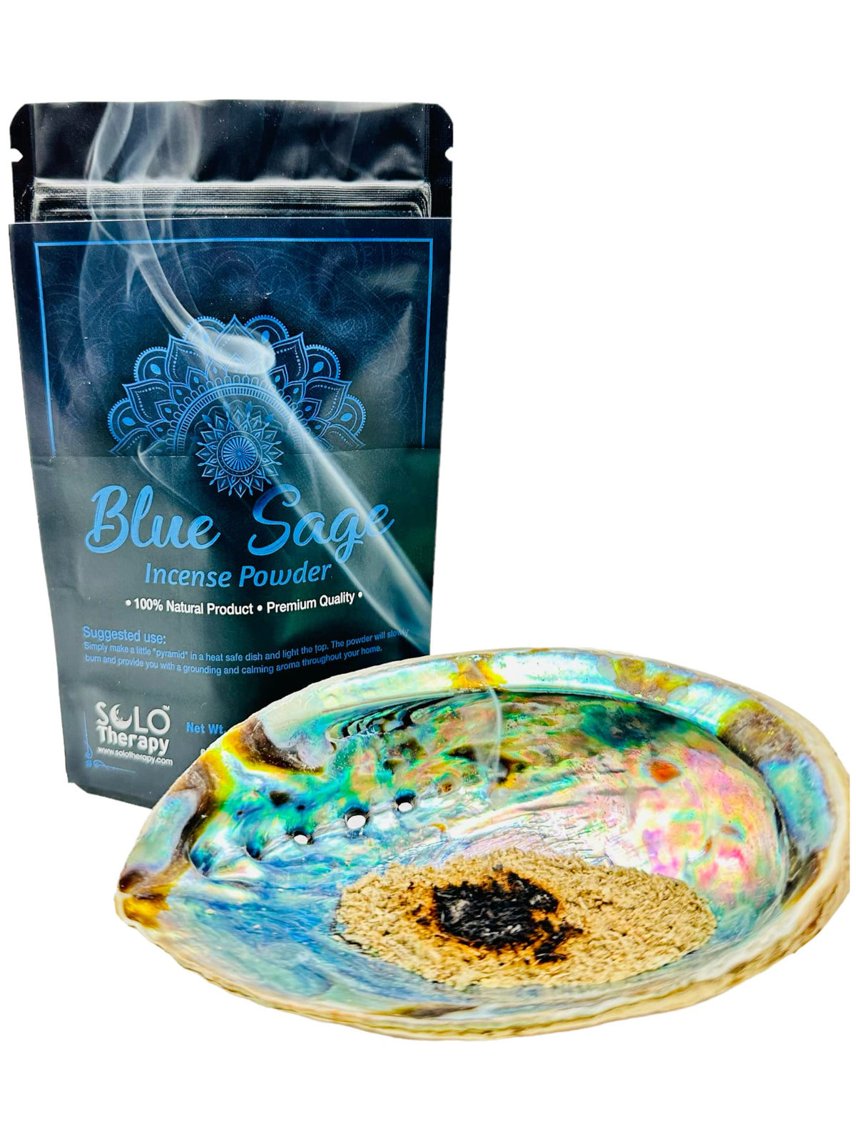Blue Sage Incense Powder 50 Grams (Blue Sage Incense Powder)