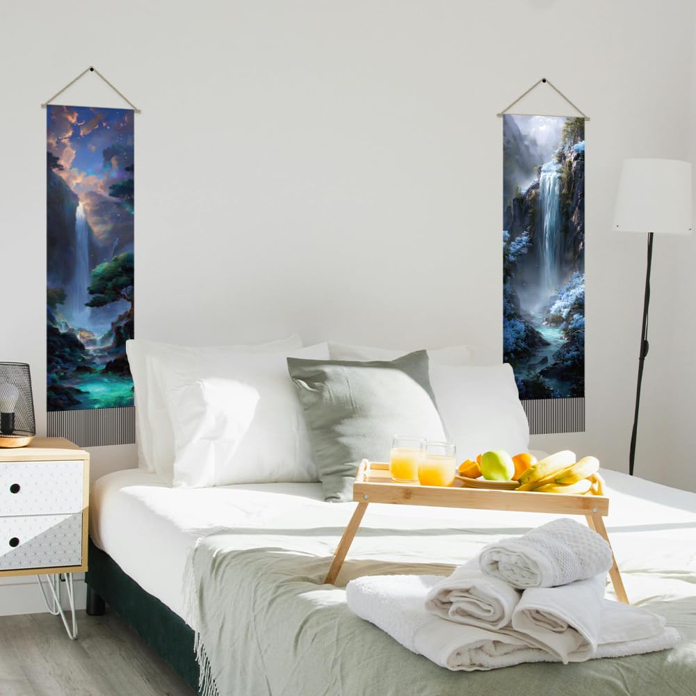 2Pcs Forest Tapestry (Multicolor-landscape)