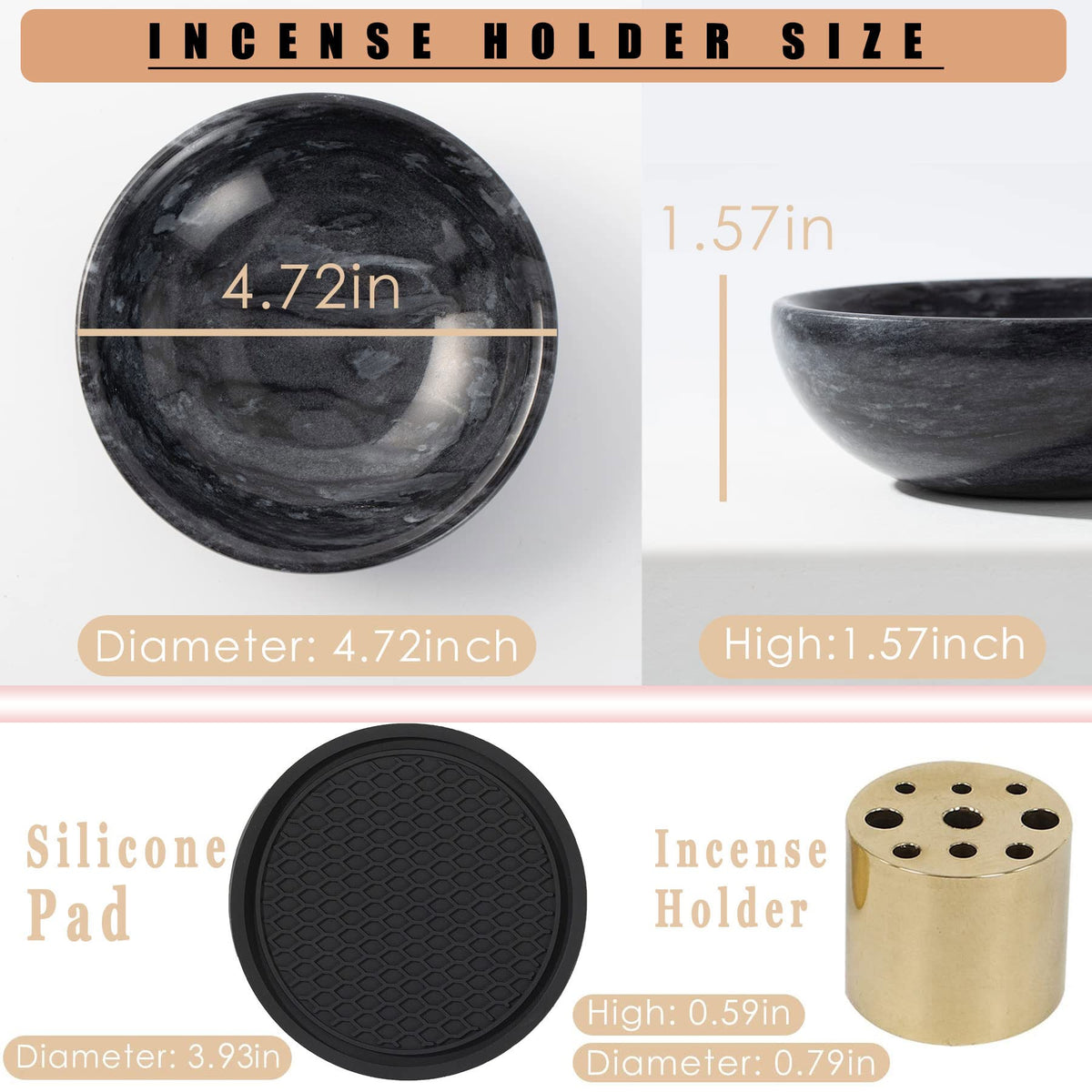 Incense Holder (Black)