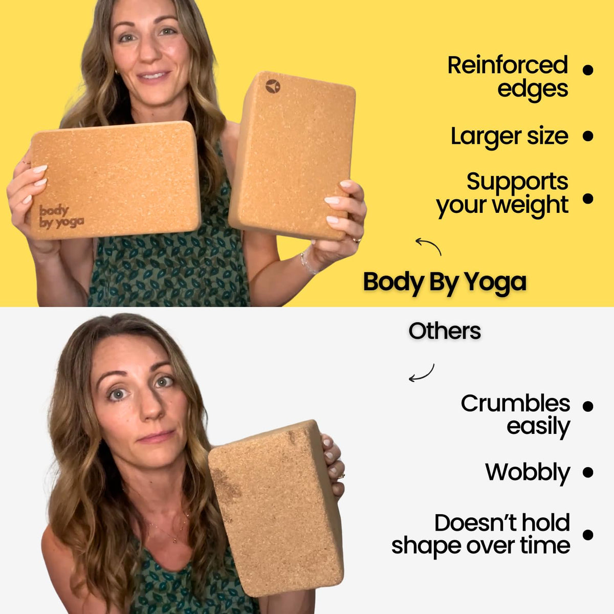 Cork Yoga Blocks 2 Pack (Classic)
