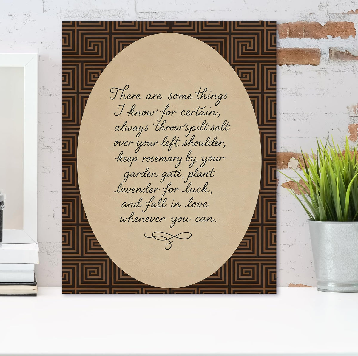 Inspirational Motivational Wall Art Decor 11x14 Inches (Witchy Quote)