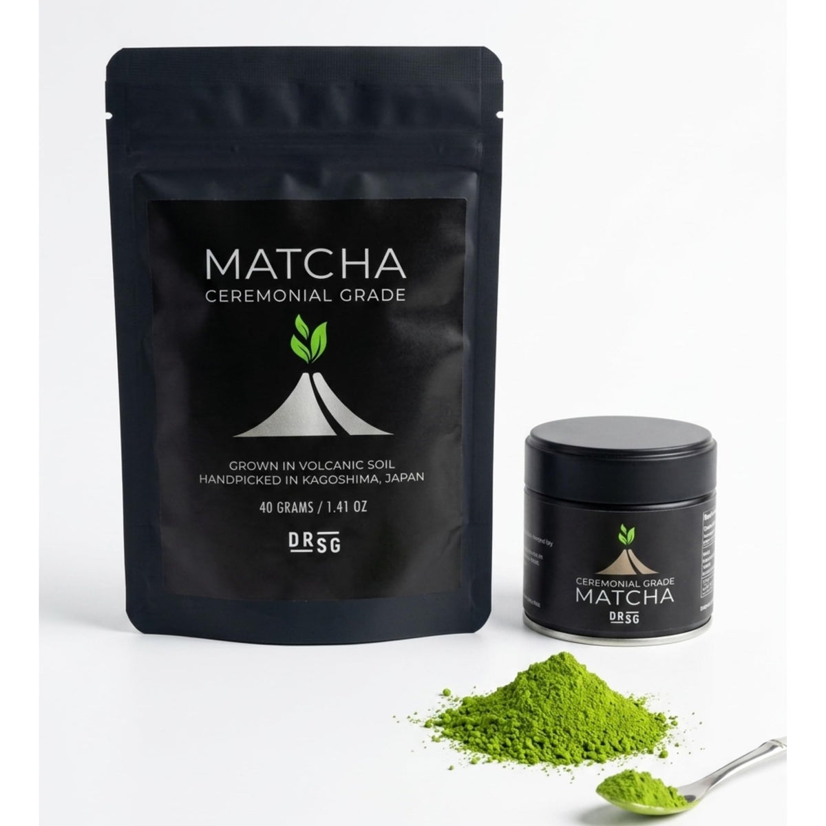 Organic Ceremonial Matcha Powder from Japan (1.06 oz (Tin))