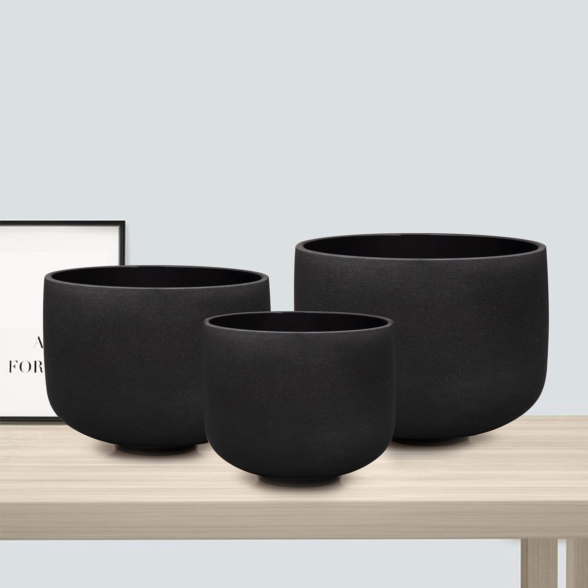 6"A+8"B+10"F) 432Hz Set of 3 Black Crystal Singing Bowl 6-10 inch with Heavy Duty Carrying Case and Mallets (6-10 inch / Set of 3 Blacks ( 6"A+8"B+10"F))