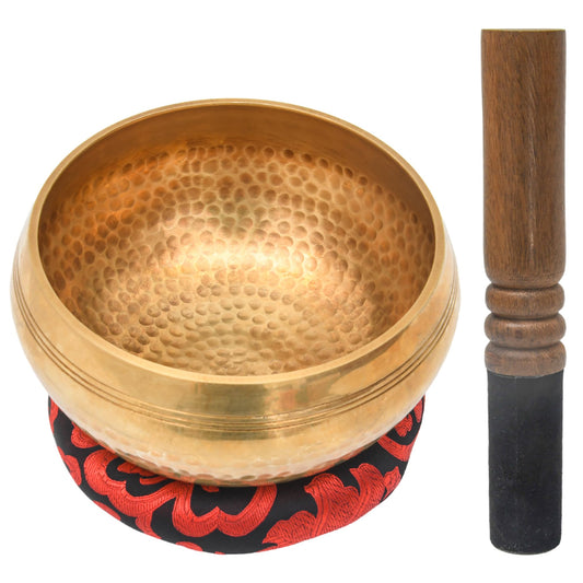 Tibetan Singing Bowl Set (7.5 Inch Bowl)