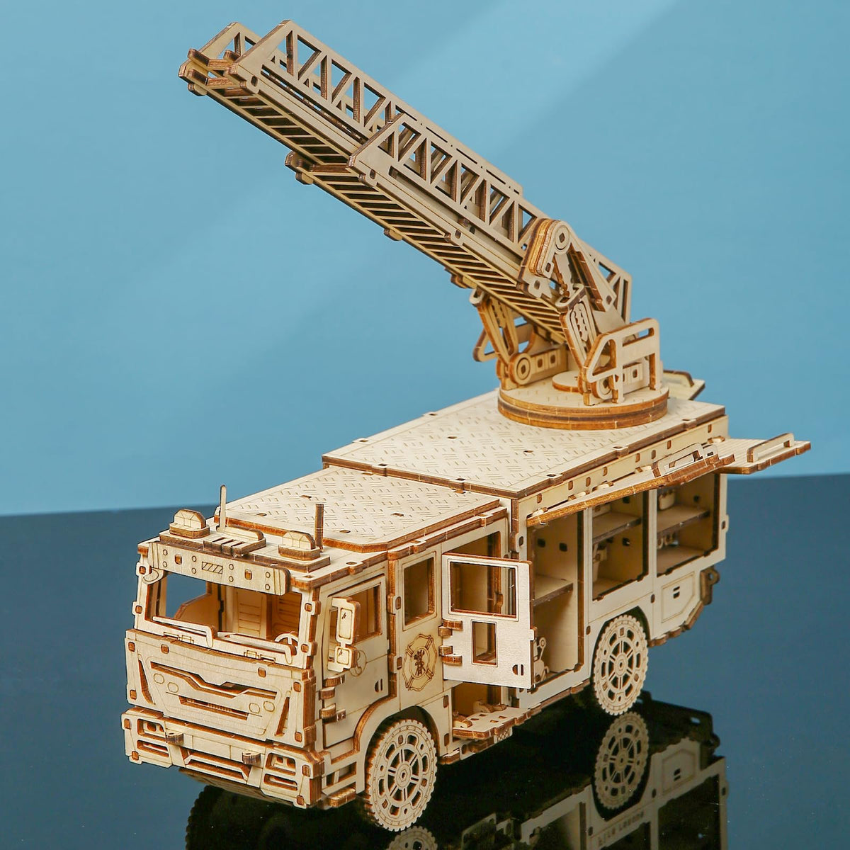 3D Wooden Puzzle for Adults (Fire Truck)