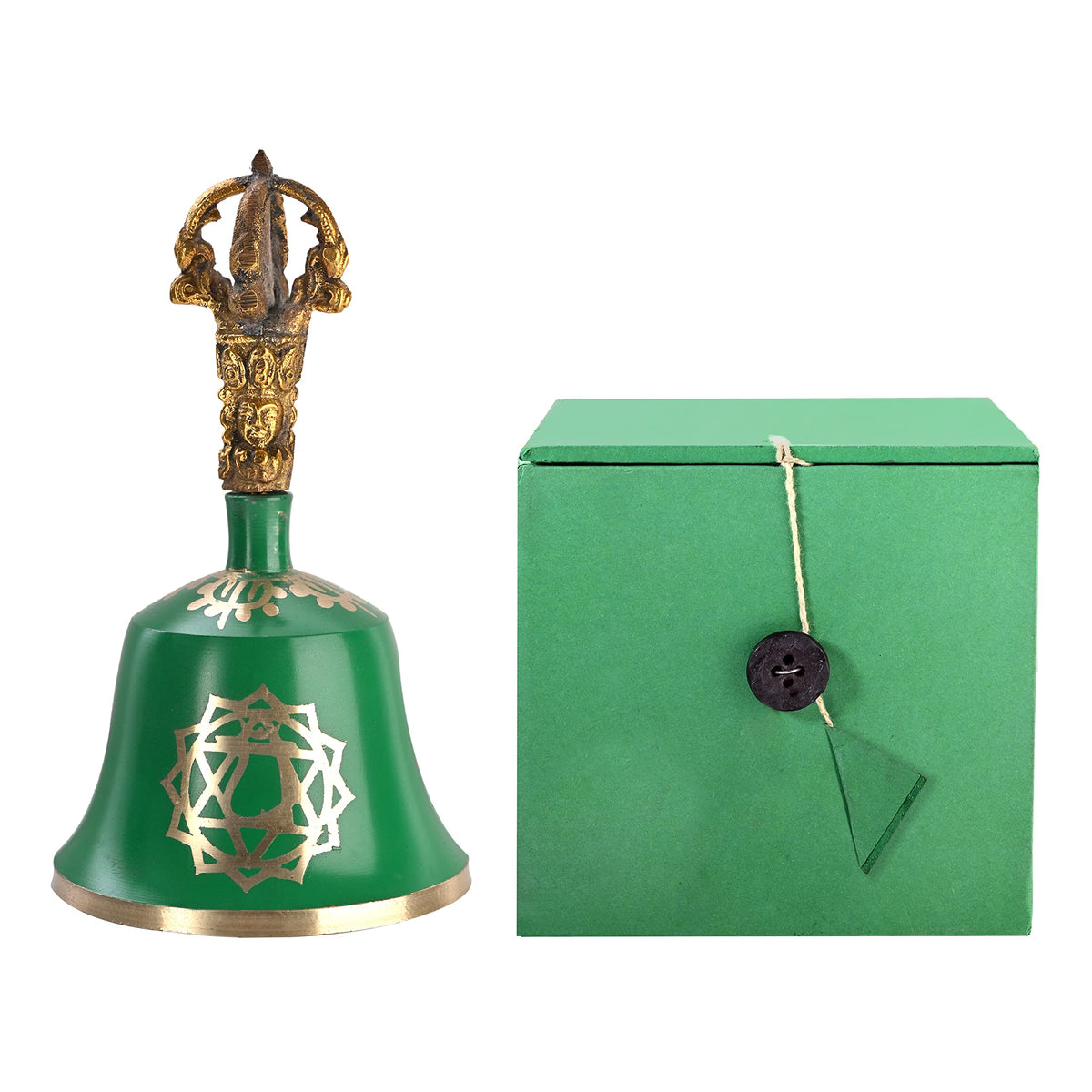 Green Heart Chakra Tibetan Bell (Heart Chakra Green)