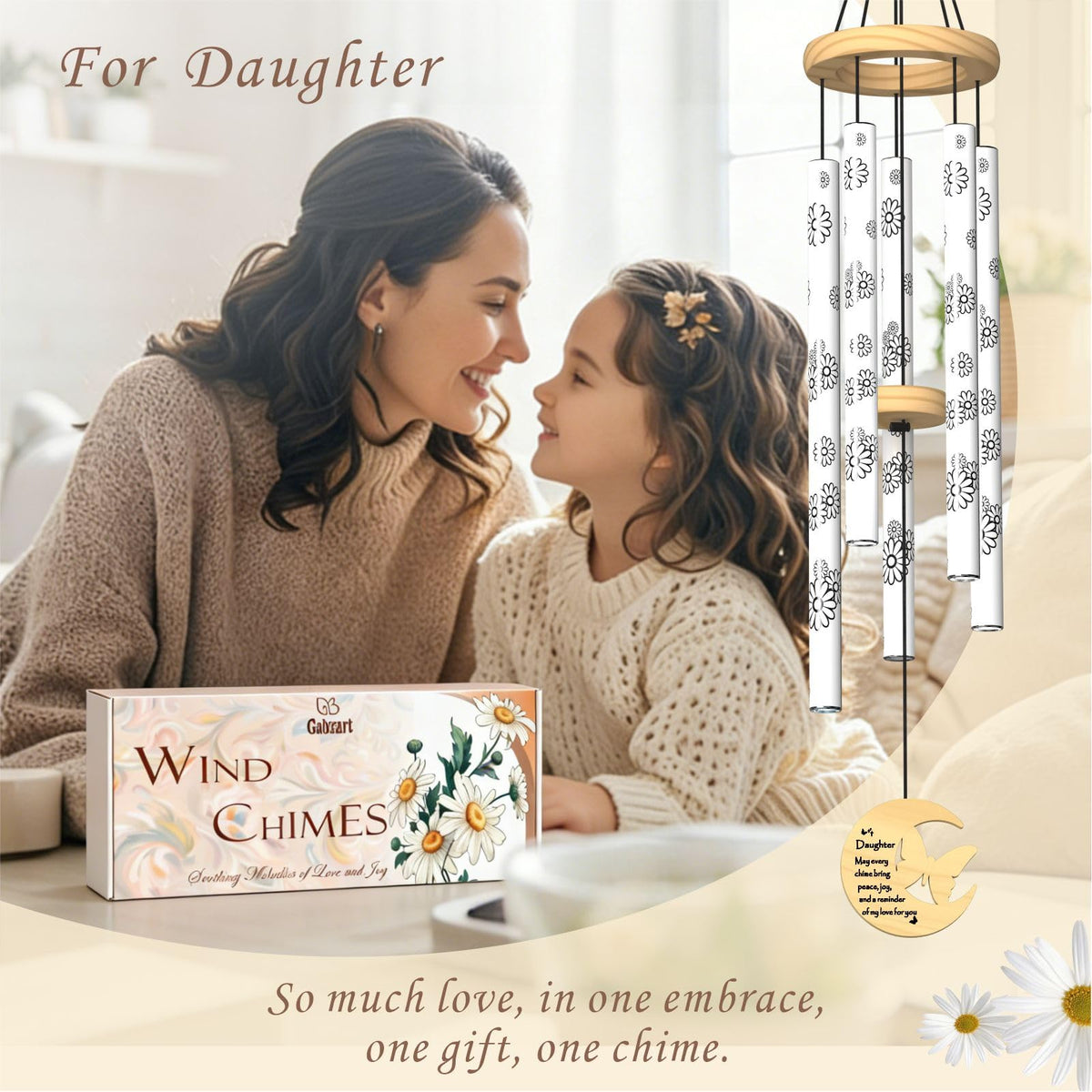 Gifts for Daughter (For Daughter, White)