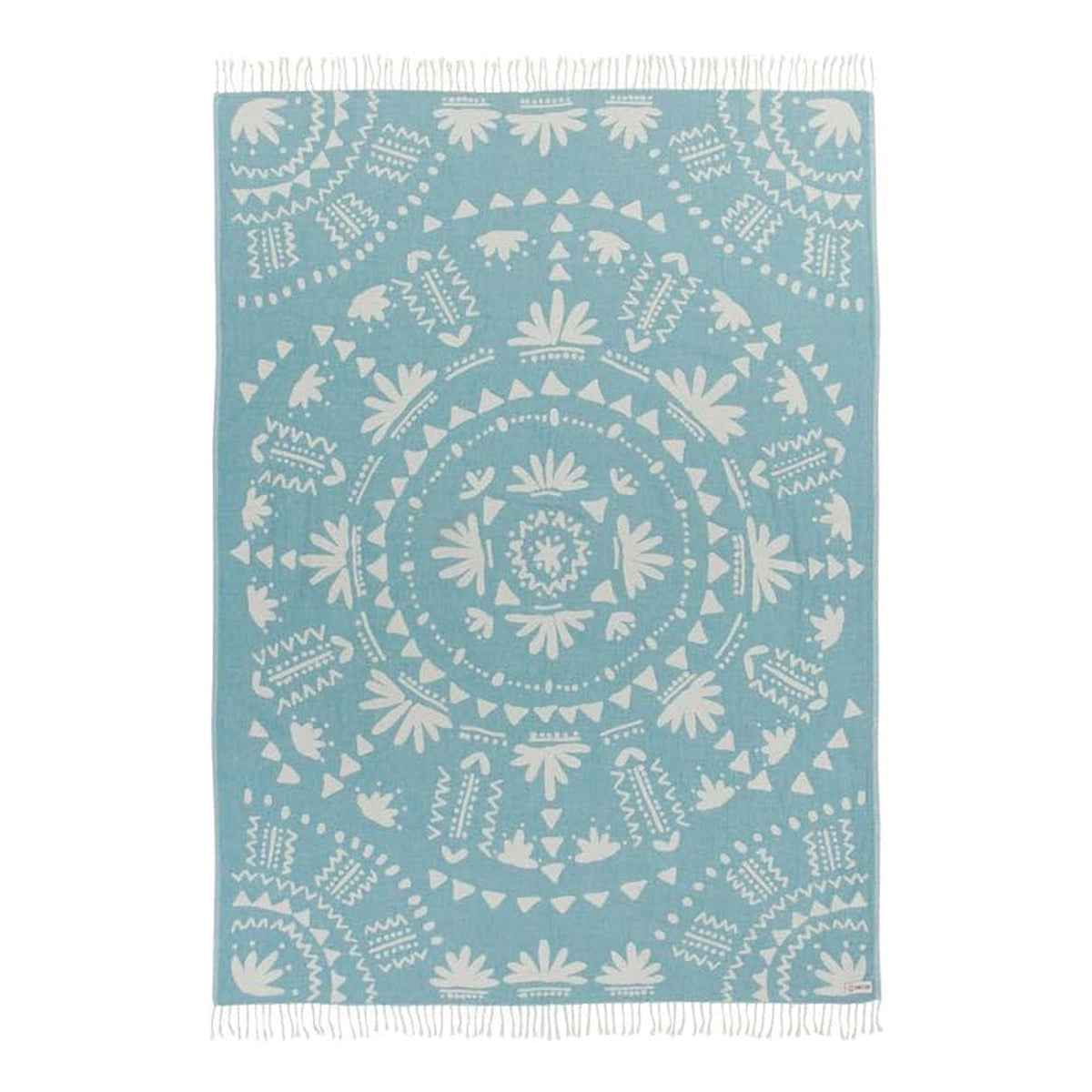 Turkish Beach Towel (Boho Turquoise / X-Large)