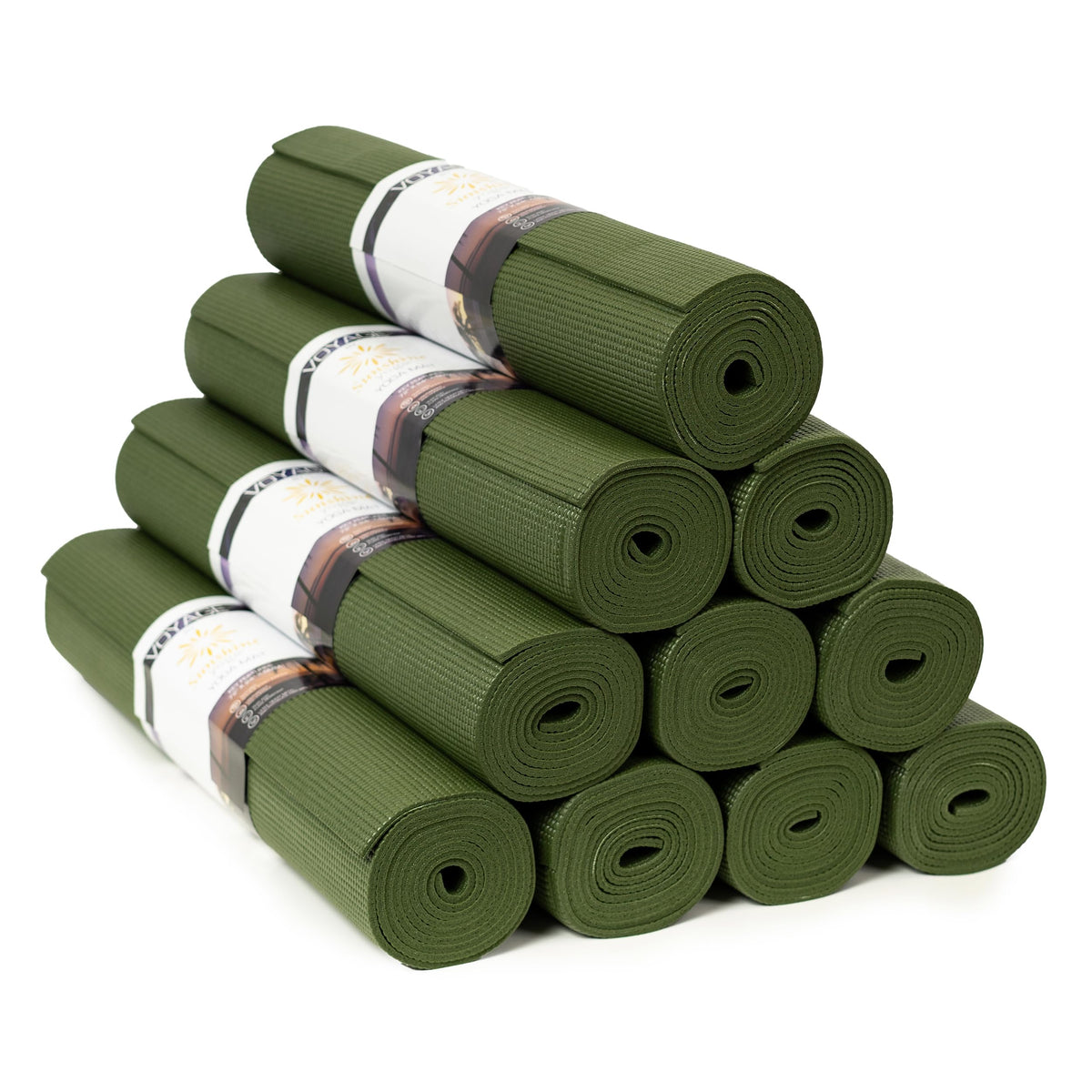 Voyage 5mm Studio Yoga Mats (Olive Green)