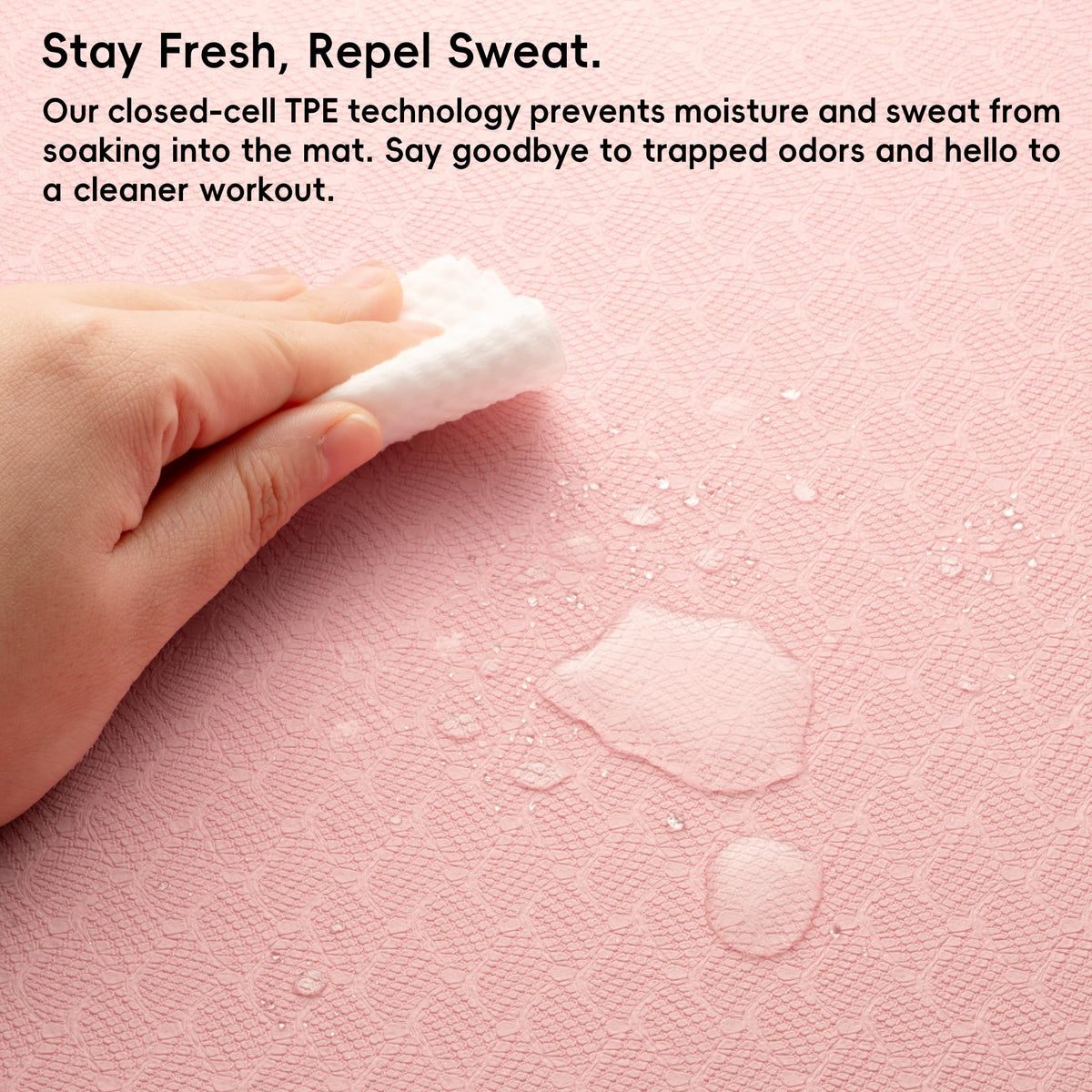 Extra Wide Yoga Mat 72" x 32" (Cornelian Cherry Pink)