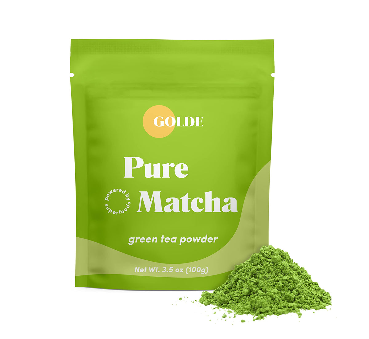 Pure Matcha Ceremonial Grade Matcha Powder (100g Pouch)