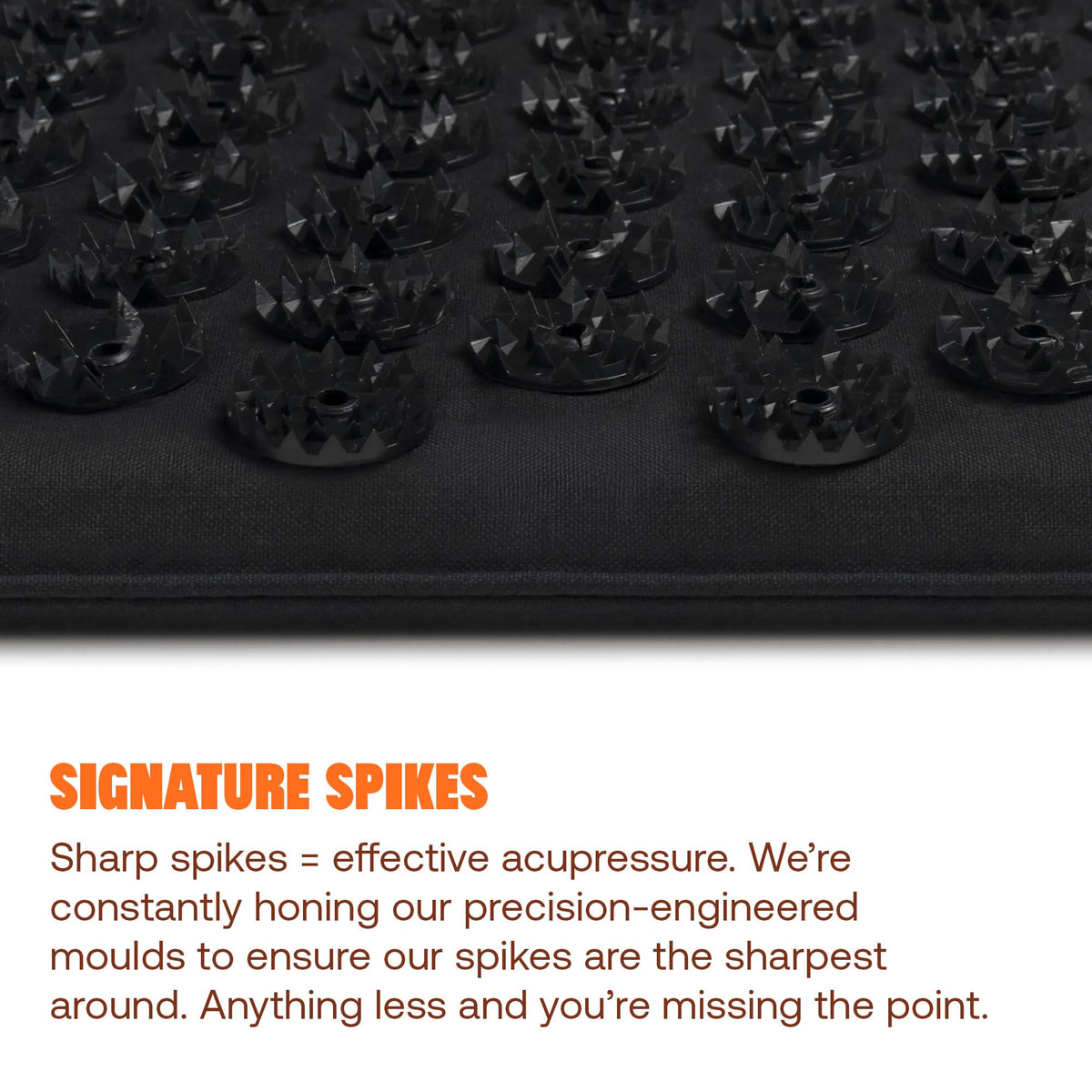 Acupressure Mat for Tension Release (Level 3 / Premium-black)