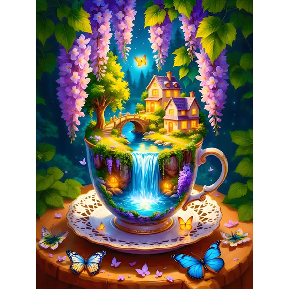 Diamond Art Kits for Adults Flowers (LBDP1P08)
