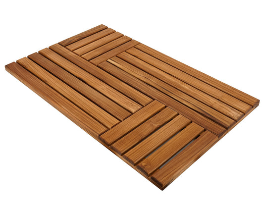 Teak Wood Bath Mat (32" x 20" (Rectangular))
