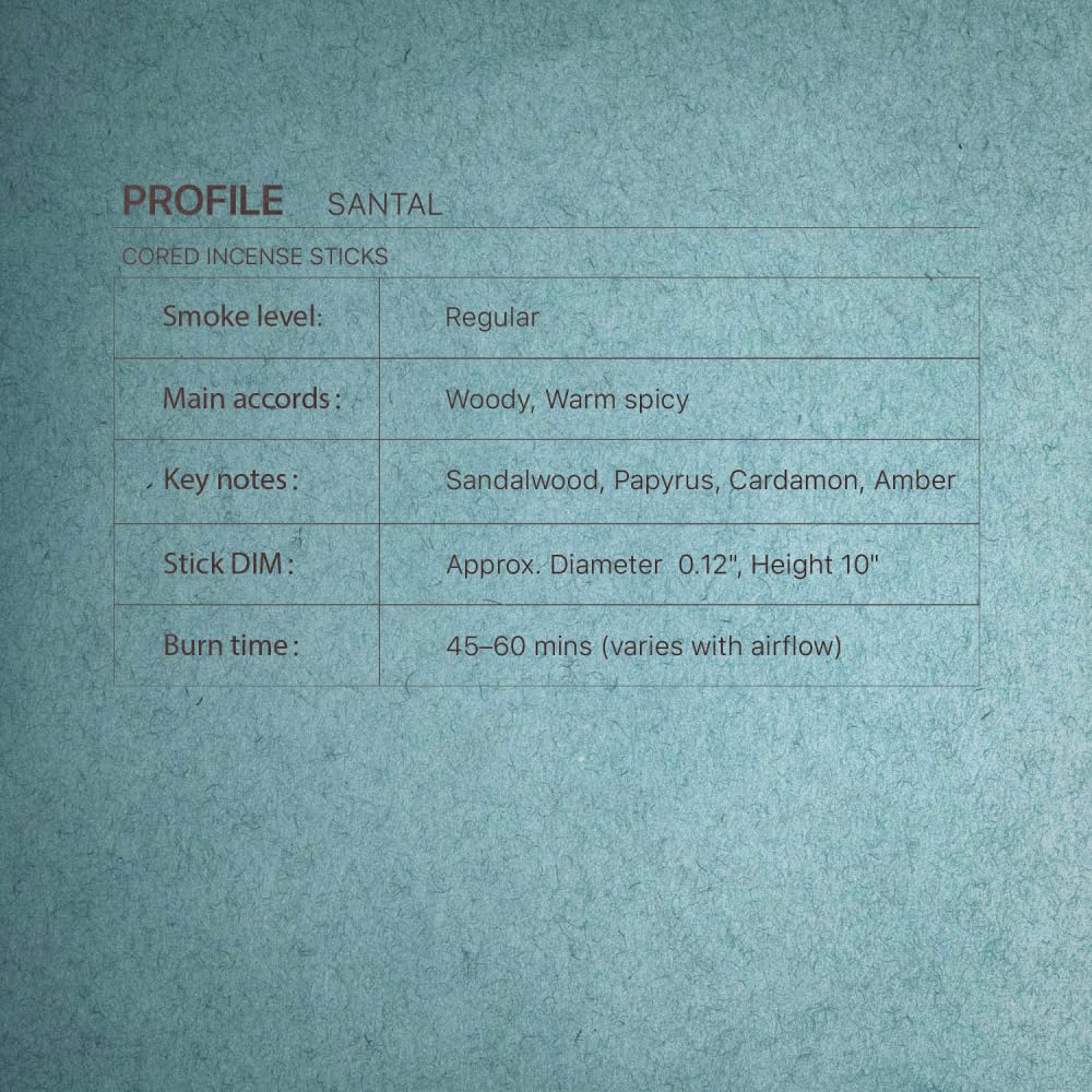 Santal Cored Incense Sticks