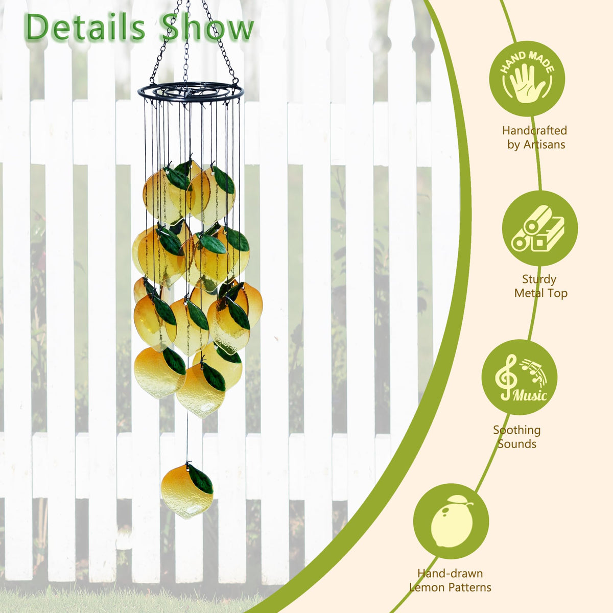 Small Sea Glass Wind Chimes for Outside