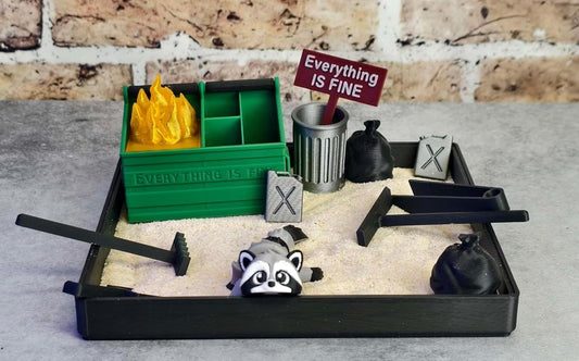 Dumpster Fire Zen Garden
