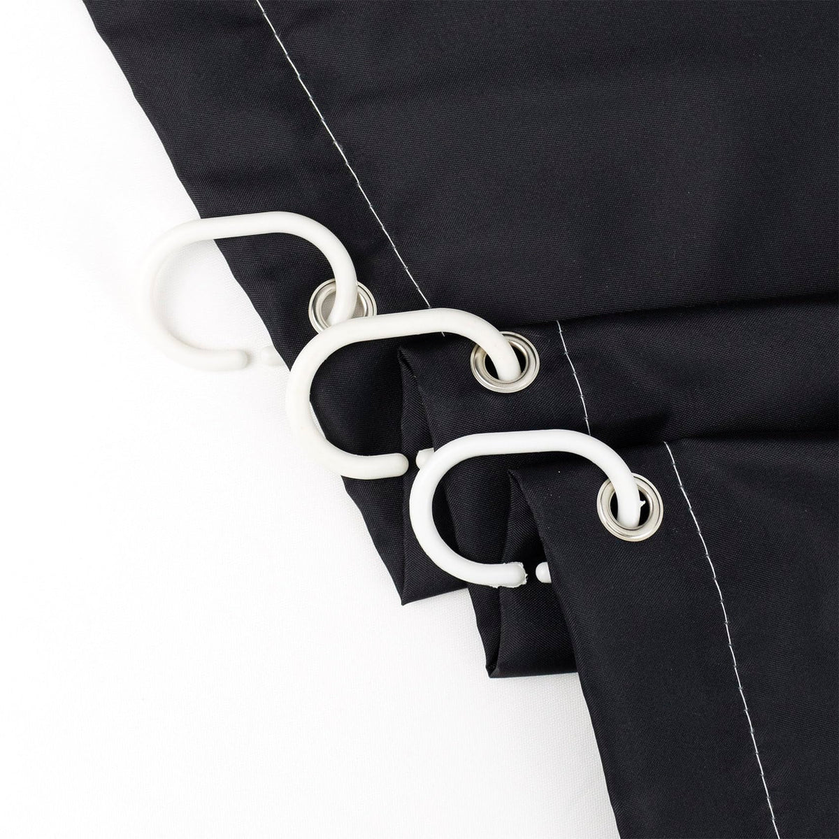 Asian Zen Stone Shower Curtain (Black / 72"W x 72"L (Pack of 1))