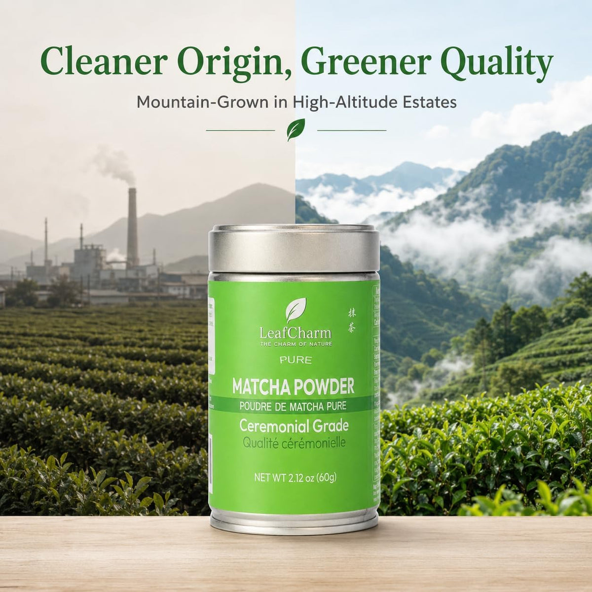 Ceremonial Grade Matcha Powder 60g (2.12oz)