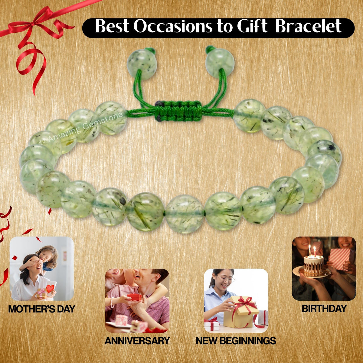 Prehnite Bracelet (Prehnite)