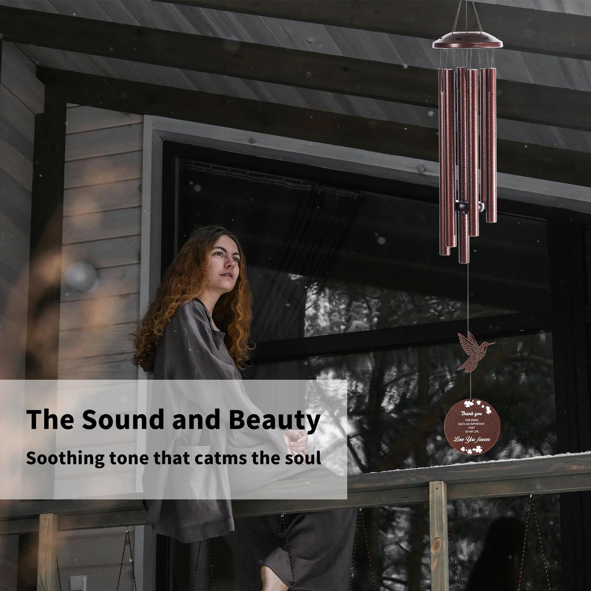 Outdoor Wind Chimes (Brown)