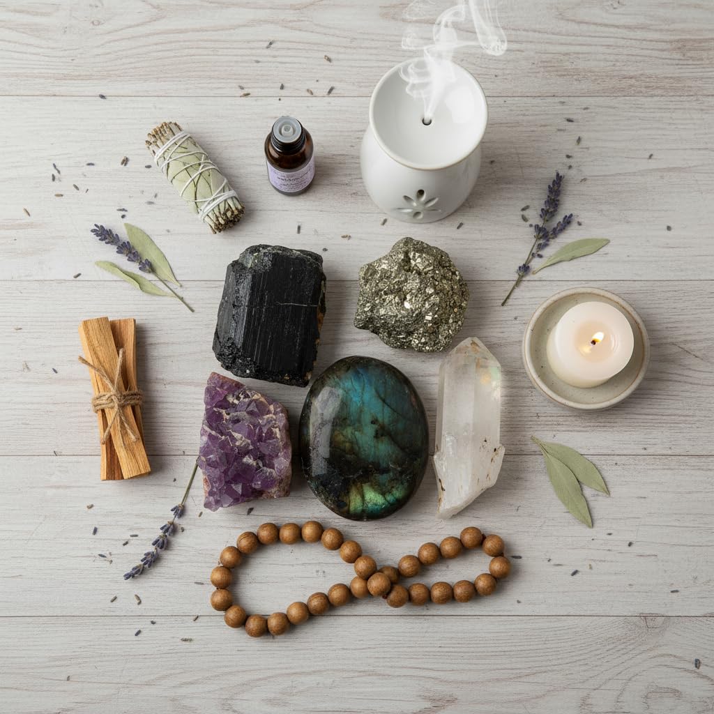 Healing Crystal Set (Protection & Abundance)