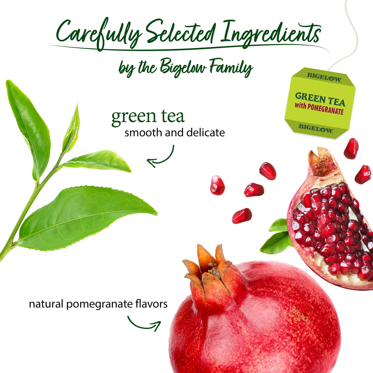 Green Tea with Pomegranate (20 Count (Pack of 6))