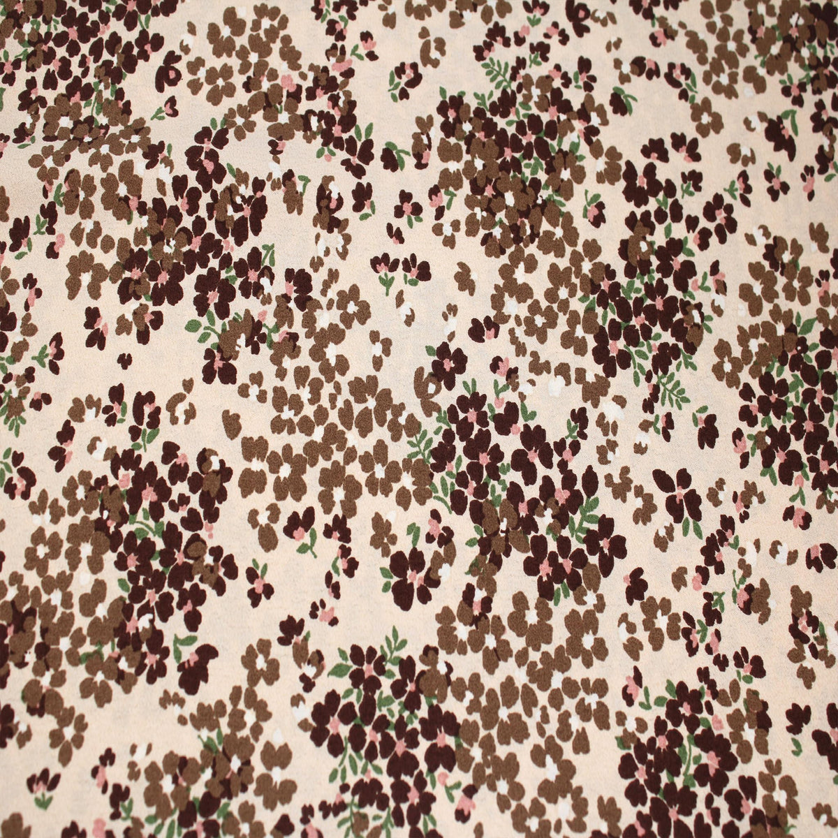 58" Wide Printed 100% Polyester Moroccan Fabric by The Yard (2 Yards / Cream Toffee)
