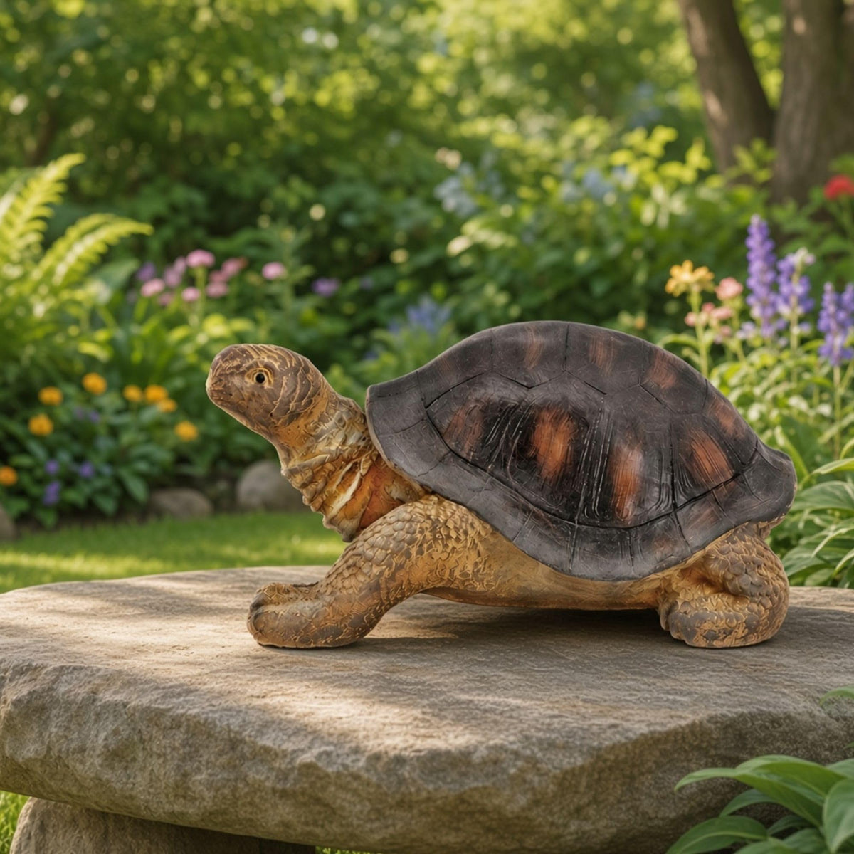 Garden Turtle Statue (A Brown)