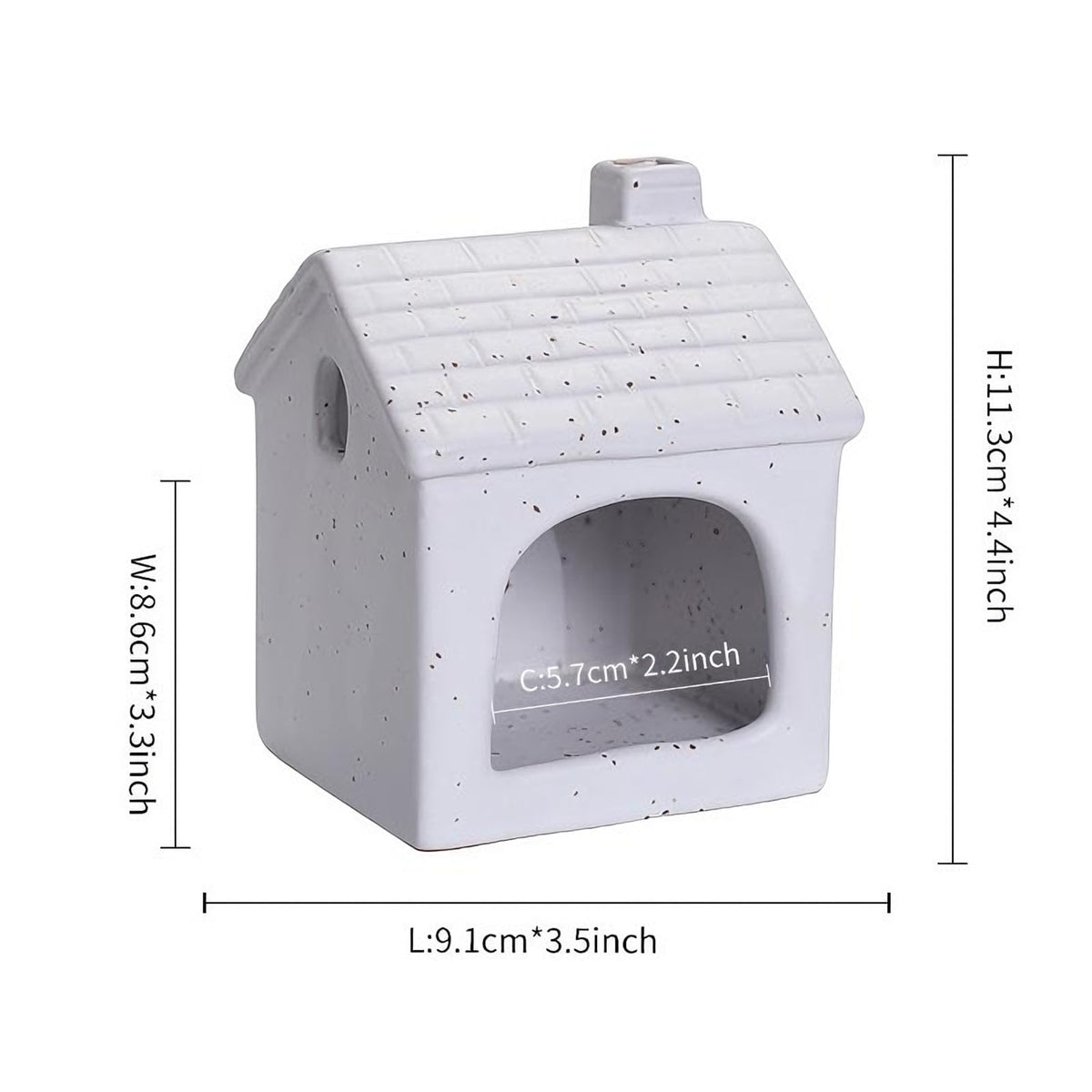 Multifunction Incense and Candle Holder for Burning Sage (C)