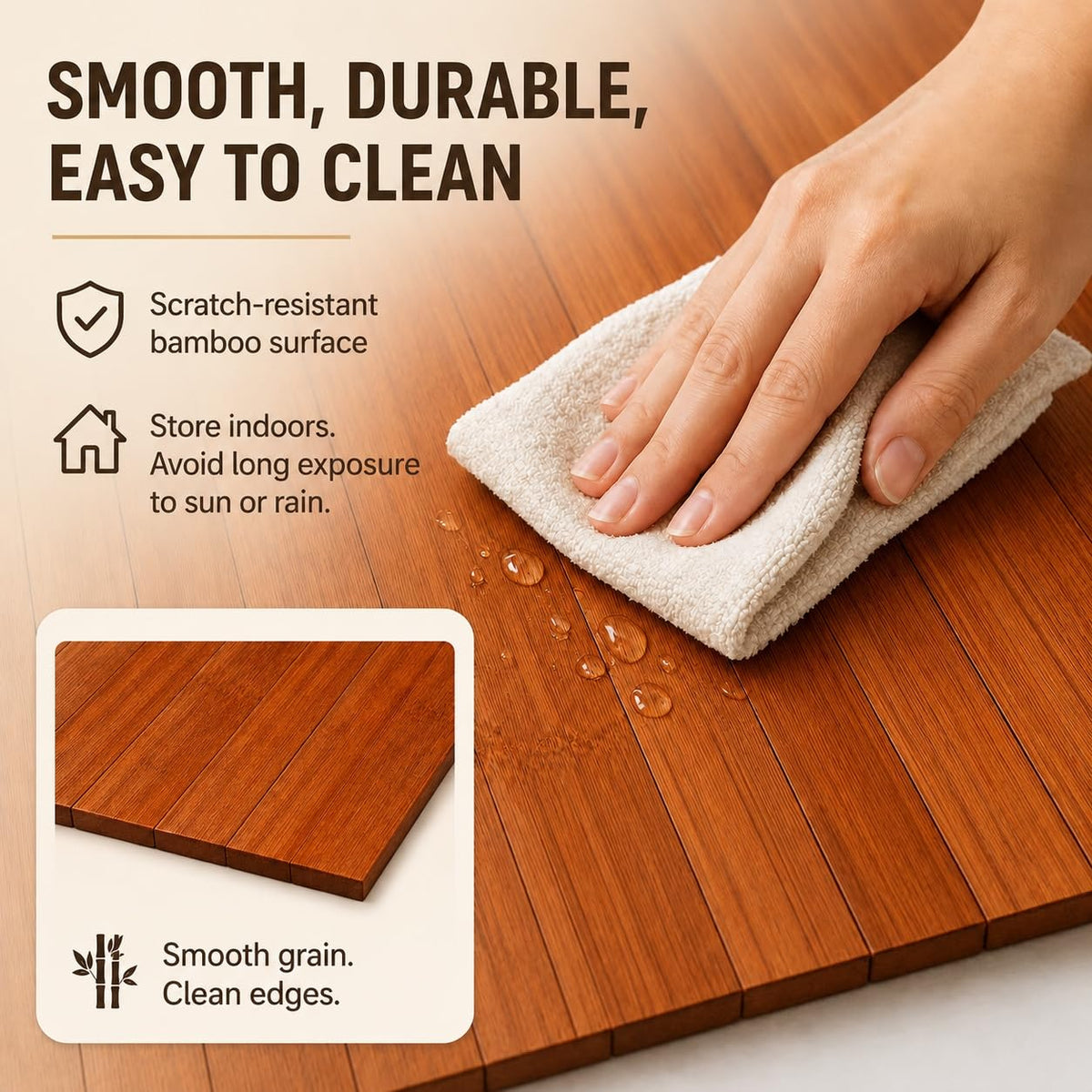Foldable Tap Dance Floor (Walnut Brown)
