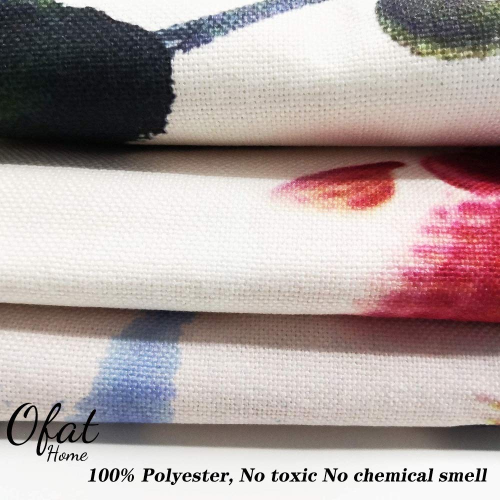 Koi Fish & Lotus Noren Curtain (Carps / 33.5"W x 59"L (Pack of 1))