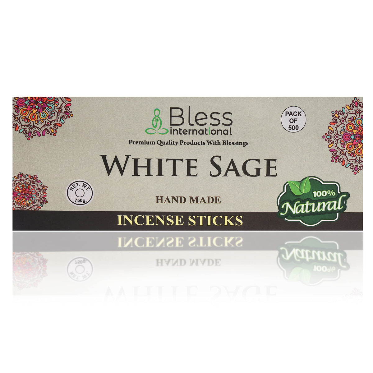 Bless Organic (White Sage / 500 Sticks (26 OZ/750 GM))