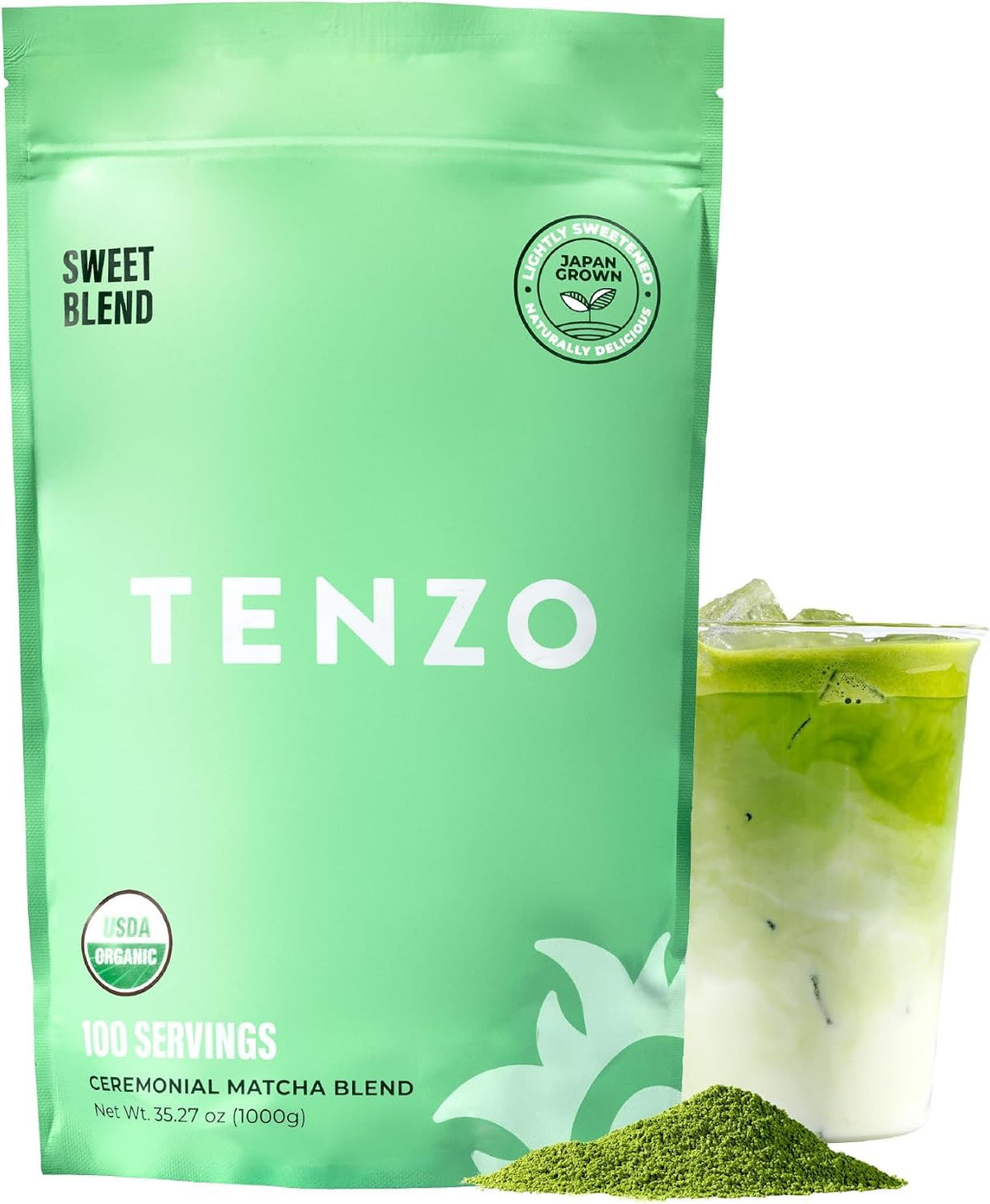 Tenzo Matcha Green Tea Powder (35.27 Ounce (Pack of 1))
