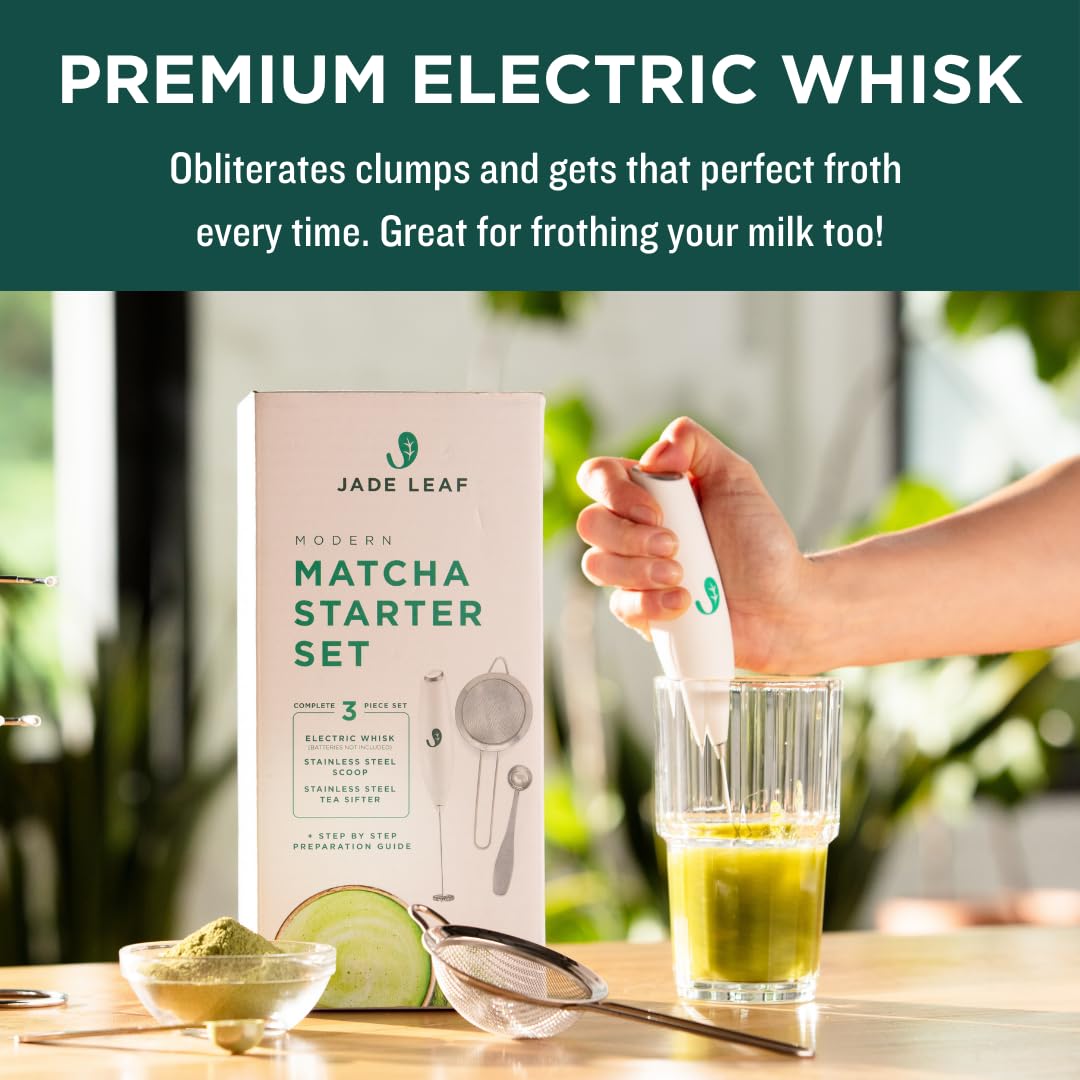 Jade Leaf Modern Matcha Whisk Set