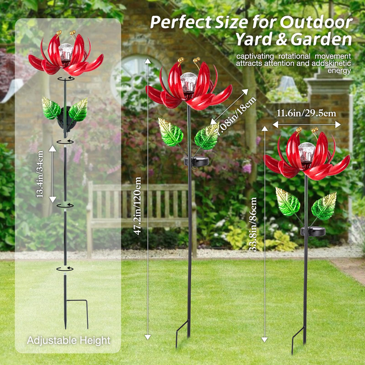 Solar Lights Outdoor Garden Decor (Charming Purple)