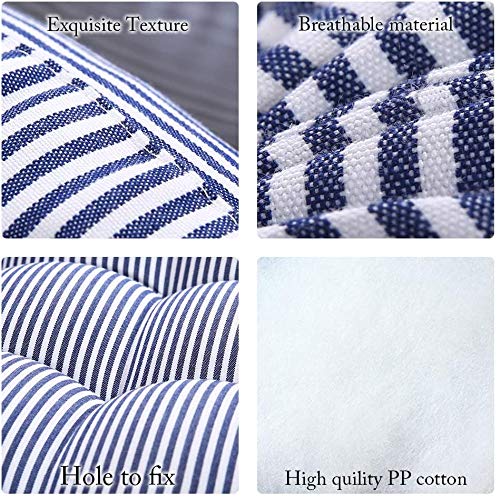 22 Inch Floor Cushion ((Round)|blue / 22x22 inch)