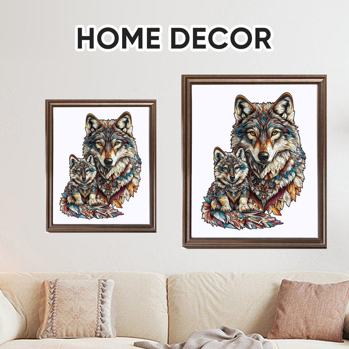Puzzles for Adults (Wolf Heads / 200 pieces)
