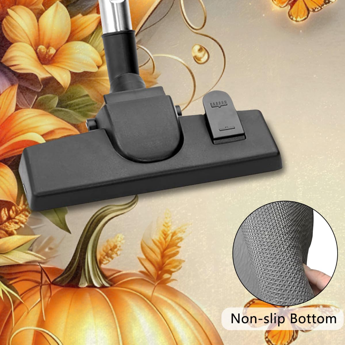 Pumpkin Half Round Door Mat Semi Moon Rug Fireplace Carpet Area Rugs (B:color:20)